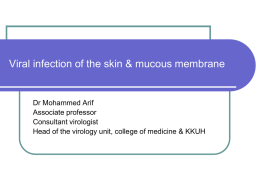 09&10. Viral infection of the skin