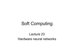 Soft Computing - Ubiquitous Computing Lab