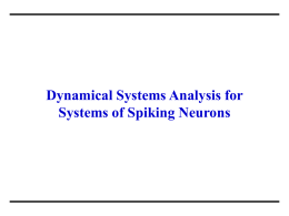 The Spike Activity of Neocortical Columns: A Dynamical Systems