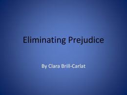 Eliminating Prejudice