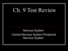Bio 12 - Test Review..