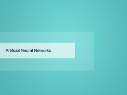 Artificial Neural Network PPT