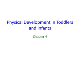 Physical Development in Toddlers and Infants
