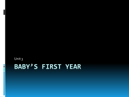 Baby*s First Year