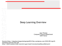 Deep Learning Overview