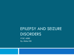 Epilepsy and Seizure Disorders