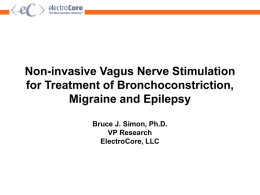 Non-invasive Vagus Nerve Stimulation for Treatment