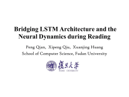 Bridging LSTM Architecture and the Neural Dynamics during Reading
