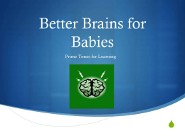 Building Baby*s Brain - Henry County Schools