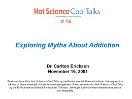 Exploring Myths About Addiction