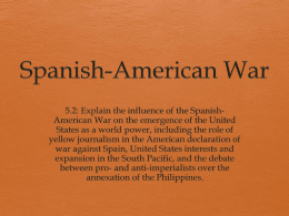 5.2 Spanish American Warx