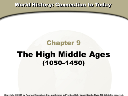 Chapter9TheHighMiddleAges