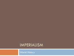 Imperialism - Grosse Pointe Public Schools
