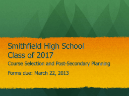 Smithfield High School Class of 2011