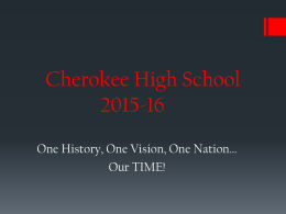 Cherokee High School