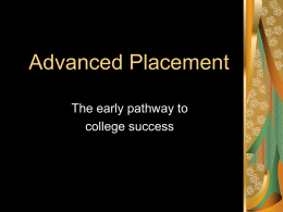 Advanced Placement - DeKalb County School District