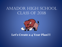 Amador High School Class of 2016