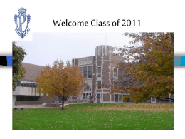 Class of 2006 Orientation - Princeton Township High School