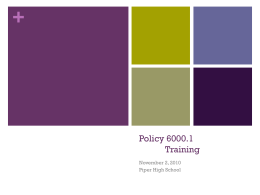 Policy 6000.1 - Broward County Schools