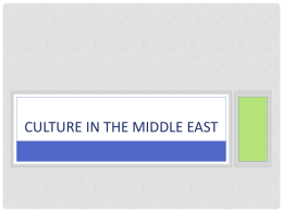 Islam and Culture PowerPoint Notes