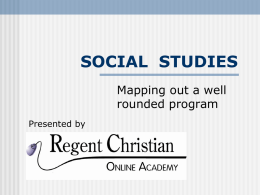 Mapping out a Well Rounded Socials Program