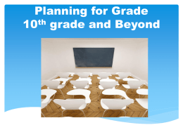 Rising 10th Grade Student and Parent Information