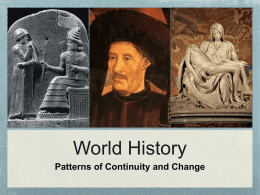 World History Middle School PD Presentation for