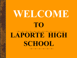 students A - La Porte Community School Corporation