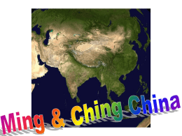Ming & Qing China