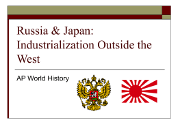 Russia & Japan`s Industrialization