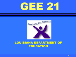 School Performance Score - Louisiana Department of Education