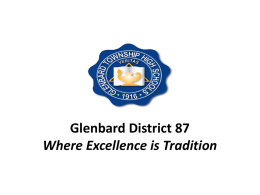 Resource meetings 3.0 ppt 2 - Glenbard High School District 87