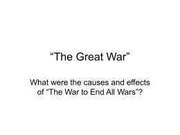 “The Great War”