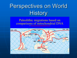 Perspectives on World History