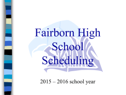 American Studies - Fairborn City Schools