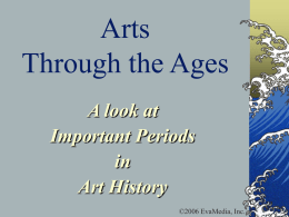 Arts Through the Ages