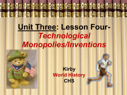 Lesson #4: Inventions - North Clackamas Schools