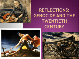 Reflections: Genocide and the Twentieth Century