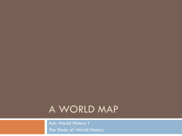 01 World Map Activity