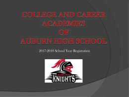 College and Career Academies of Auburn High School