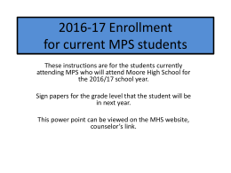 2014-15 Pre-enrollment