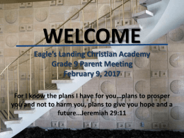 ACT - Eagle`s Landing Christian Academy