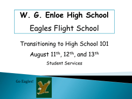 A – 4 - Enloe High School Student Services