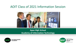 AOIT 2021 Info Session