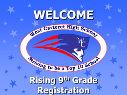 8th Grade Registration Powerpoint