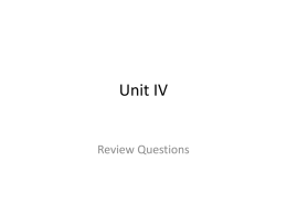 Unit IV - mrfarshtey.net