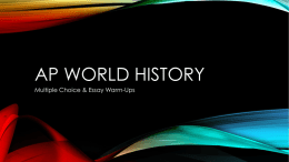 Here! - Mr. Neal`s World History