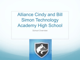Alliance Cindy and Bill Simon Technology Academy High School