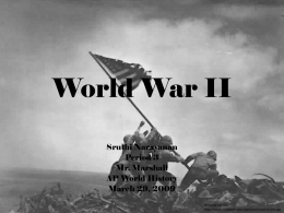 Chapter 29 World War II By Sruthi Narayanan