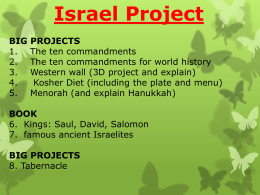 Israel Project - Mater Academy Charter Middle/ High